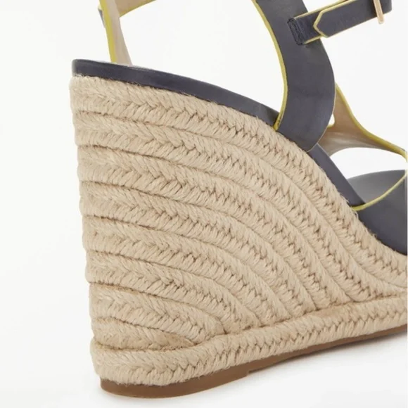 Boden Carrie Espadrille Wedge, Dark Navy Sz 40 - Picture 15 of 16